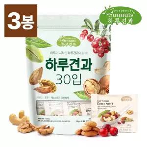 [썬넛트][하루견과] 넛월드 뉴하루견과 20gx90봉/아몬드,호두,캐슈넛,크랜베리
