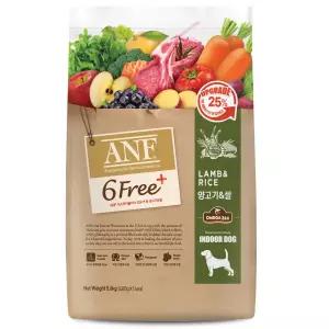 품 ANF 식스프리플러스 인도어 독 양고기쌀 5.6kg