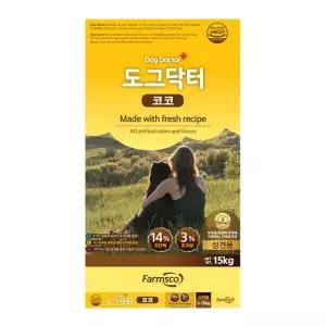 팜스코 코코 15kg 애완견 진돗개 대형견 진도 개사료