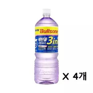 불스원 레인OK 에탄올 3in1 코팅 워셔액 1800ml 4개