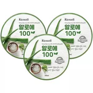 알로에 수딩젤 300ml x3개 알로에 100 (제주알로에)