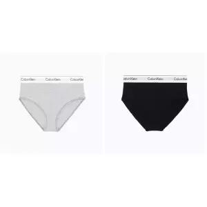 Calvin Klein Underwear CK 여성 모던코튼 하이웨스트 비키니 2종 택 1(QF8525-001/020)