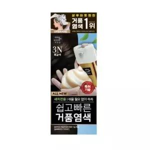 아모레 미쟝센 올뉴 쉽고 빠른 거품염색 3N 흑갈색