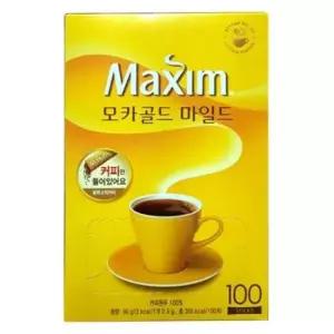 맛있는커피 맥심 모카골드 마일드(커피만들어있어요) 100T