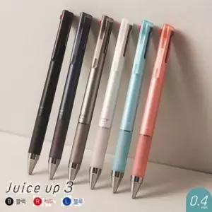 문구반점 파이롯트 젤잉크 중성펜 쥬스업 0.4mm 3색볼펜/멀티펜