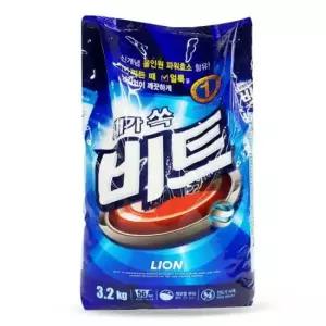 세탁세제 비트 가루형 올인원 파워효소 세탁 빨래 세제 3.2kg