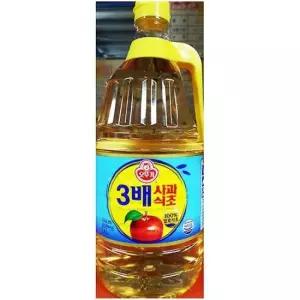 식당용사과식초 식재료 3배 사과식초(오뚜기 1.8L)