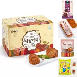 호정가 찹쌀약과세트 3KG (약 80개입)/어린이집/업소용/과자/약과/선물/세트/회사/옛날/전통/간식/꼬마