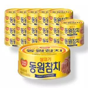 동원 라이트스탠다드참치, 85g, 6입, 3개(총 18캔)