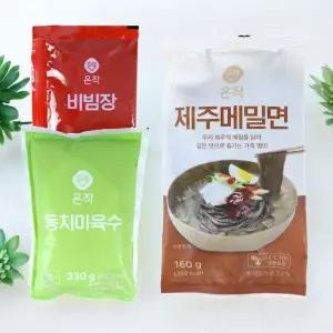 온작 이영자 제주 메밀면 20인분 세트 메밀면20팩 육수10팩 비빔장10팩 식사 즉석요리 점심시간 집밥 중식