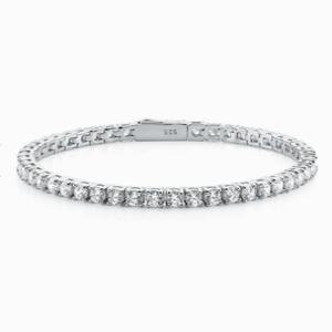 [AK수원점] [로이드] 실버 테니스 팔찌 3mm 17CM (M) LLBS50317S