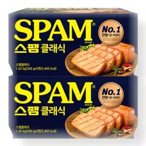 CJ 스팸 클래식, 340g, 6개
