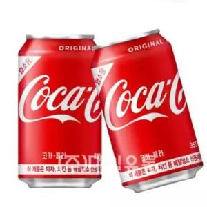 코카콜라 업소용 캔음료 제로 음료수 355ml 24개
