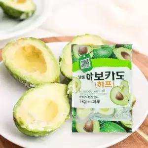 피쉬앤 냉동 아보카도 하프 1kg 간편손질