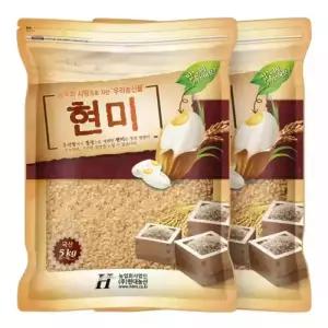 국산 현미 10kg 5kgx2봉