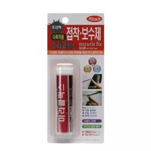 철재 타일 목재 pvc 구멍메꿈 접착 보수제 미라클픽스 중 다목적57G 깨진곳 공사