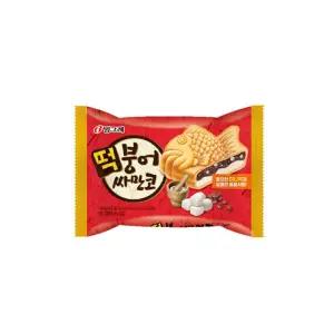 빙그레) 떡붕어싸만코 1박스 (30개입)/간식/통아이스크림/떠먹는/아이스크림/대용량/학교/홈컵/온가족