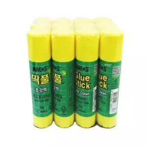 아모스 35g 딱 풀 12개 1세트/글루/스틱/접착제/접착/종이/붙이는/공예/만능/사무/문방구/다용도/공방/활동