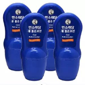 맨소래담로션 롤온 쿨 50ml 바르는 파스 4개