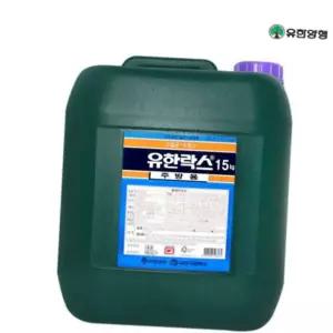 유한락스 업소용락스 업소용식자재 주방용락스 말통 15KG