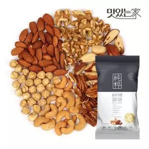 맛있는家 [산과들에] 하루견과 순수가온 100봉 순수견과 6종)