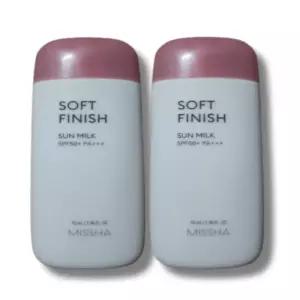 미샤 올 어라운드 세이프 블록 소프트 피니쉬 선밀크 70ml 2개