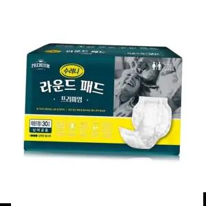 일자형기저귀 수려니 고급형 라운드패드 신형 일자 240매 30매X8팩