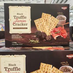 SNAPIK [베스트상품] 블랙 트러플 하몽 크래커 코스트코 와인 맥주 안주 간식 1.16kg, 1개
