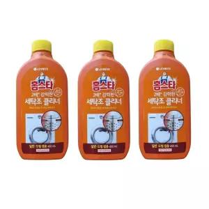 엘지 홈스타 퍼펙트 세탁조 클리너 450ml 3개 유해세균 꿉꿉한 세탁조 냄새제거 청소