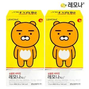 레모나에스 상큼한 비타민 카카오 1.5g 90포 x2개