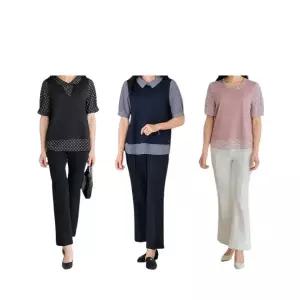 마담4060 썸머 레이어드블라우스3종