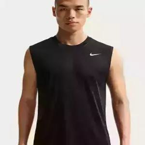나이키 nike 드라이 핏 민소매 트레이닝 탑 M - 블랙매트 실버 IO1430-010