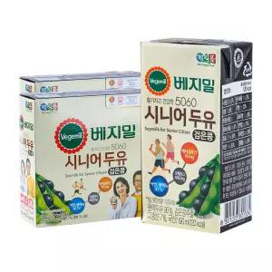 베지밀 5060 시니어 두유 검은콩 190ml 32입