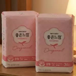 좋은느낌 날개형 울트라슬림 중형 36매 2개