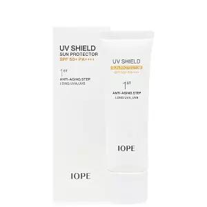아모레 아이오페 UV 쉴드 선 프로텍터 50ml SPF50+ 선로션 아이오페선