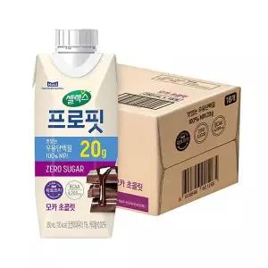 [셀렉스][ETV] 셀렉스 프로핏 완전단백질 모카 초콜릿 드링크 250ml 18입 (1박스)..[35939740]