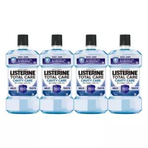 리스테린 토탈케어 캐비티케어 마일드 750ml, 4개