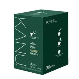 사무실커피 카누 미니 디카페인 30Tx1개