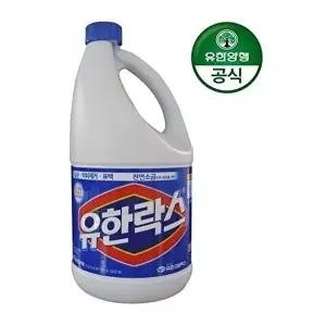 고품질 유한 락스 욕실 청소 주방 세제 락스 2L 레귤러 락스 과산화수소 정제수 증류수 포비돈 W0D5CF3