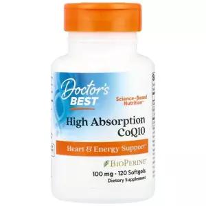 닥터스 High Absorption CoQ10 BioPerine 100mg 120소프트젤