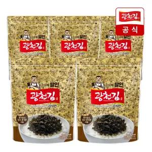광천김 3대째 달인 김자반 어린이 반찬 식당 가정 60g 5봉
