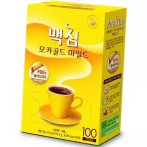 맥심 모카골드 마일드 블랙 무설탕 0.9x100T