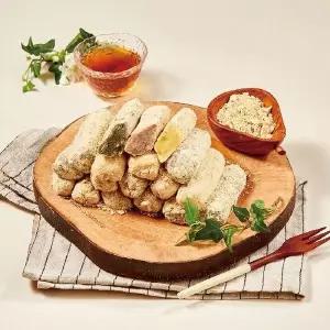 [NS홈쇼핑]모둠영양떡 60개 (흑미 20개+호박 20개+쑥 20개, 1.8kg 1박스)[35875126]