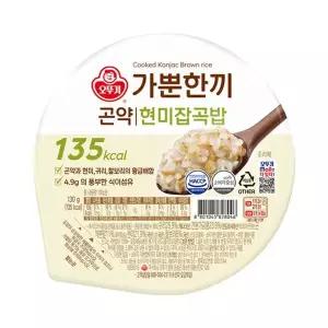 [오뚜기]가뿐한끼 곤약 현미잡곡밥 130g x 18개[35954781]