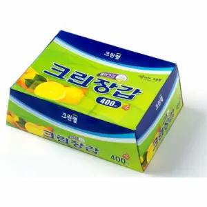 위생장갑 비닐장갑 크린 일회용비닐장갑 400매 요리용 일회용품