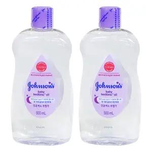 존슨즈 베이비 베드타임 오일 500ml X 2개