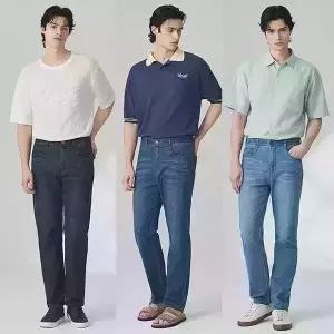 뱅뱅 하프클럽뱅뱅 26SS 남성 여름 라이크라 스트레이트 데님 3종 P422641769