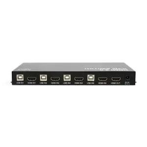 1080P USB HDMI 4포트 KVM스위치 키보드 마우스 PC제어 4K