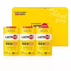 종근당건강 락토핏 골드 선물세트 100g 3개 + 쇼핑백