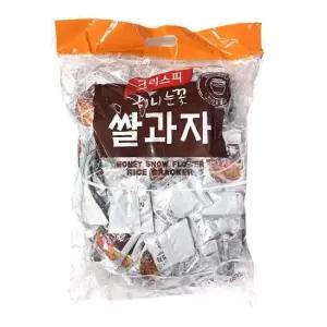 사무실간식 크리스피 허니눈꽃 쌀과자 대용량 간식 920g